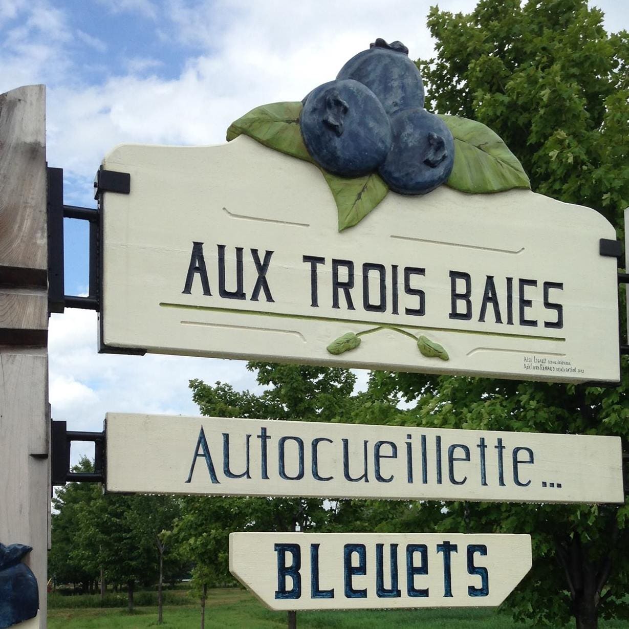 aux trois baies Aux trois baies